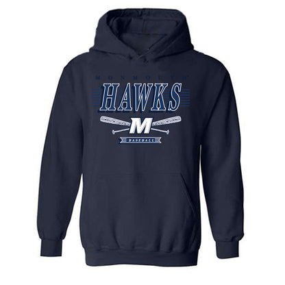 Monmouth - NCAA Baseball : Colin Ruddy - Sports Shersey Hooded Sweatshirt-0