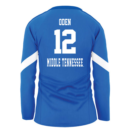 MTSU - NCAA Women's Volleyball : Ryan Oden - Blue Volleyball Jersey-1