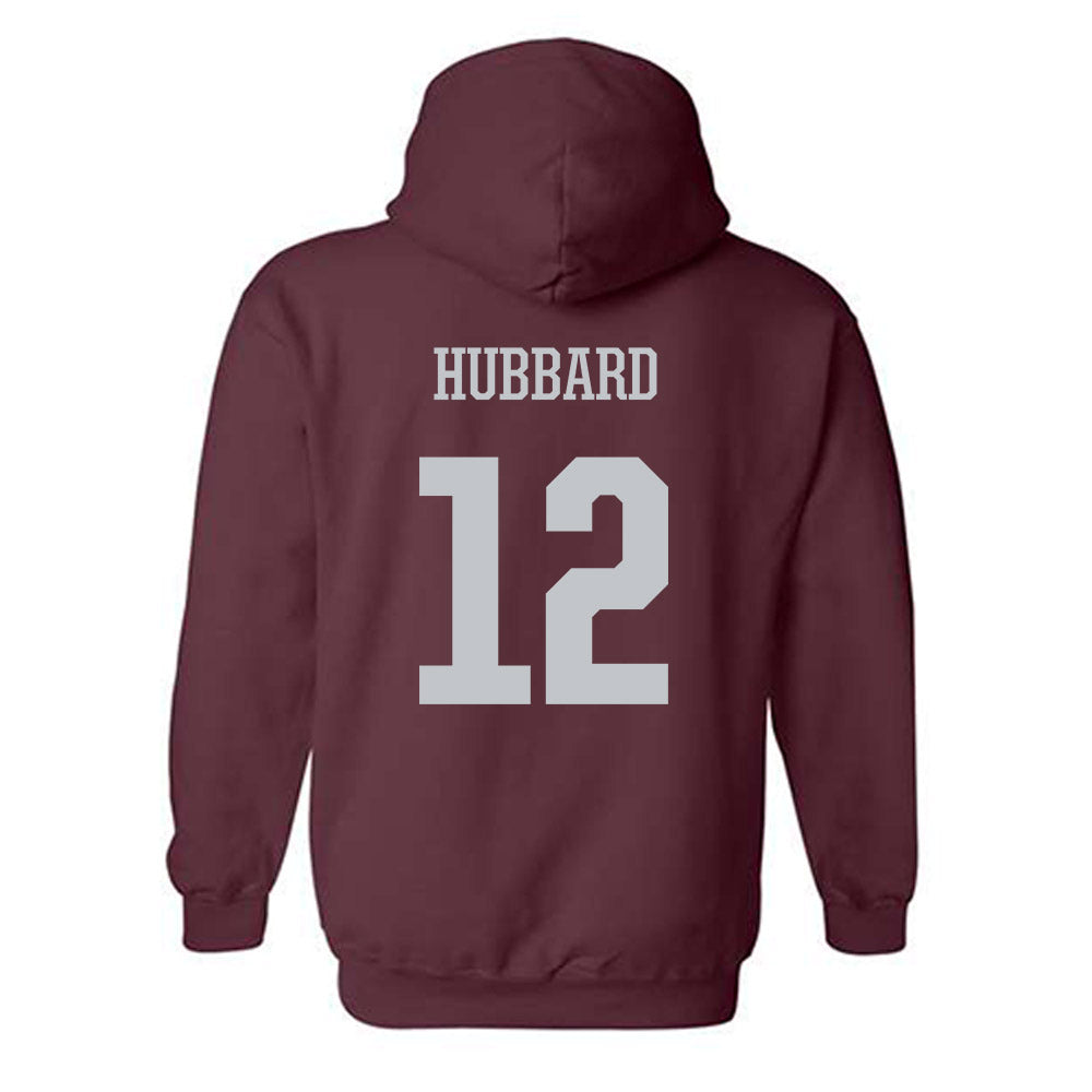 Mississippi State - NCAA Men's Basketball : Josh Hubbard - Sports Shersey Hooded Sweatshirt-1