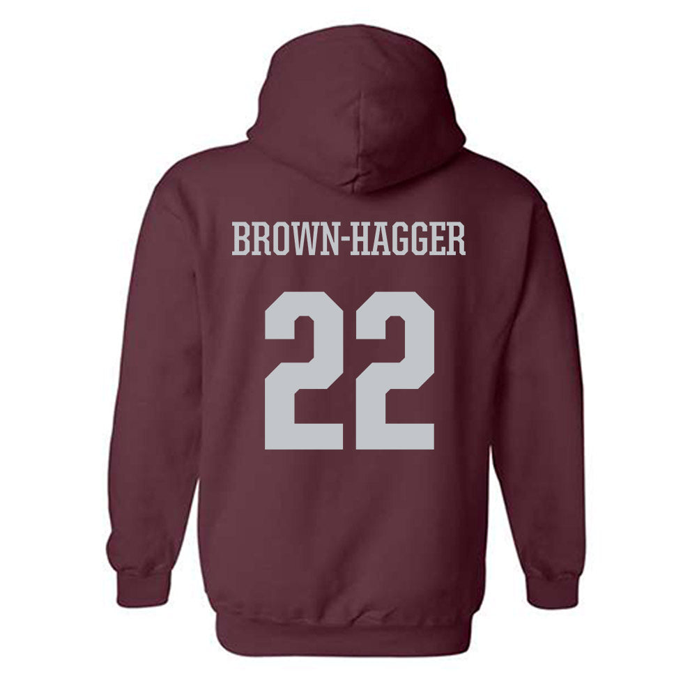 Mississippi State - NCAA Women's Basketball : Jasmine Brown-Hagger - Sports Shersey Hooded Sweatshirt-1