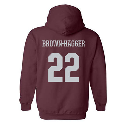 Mississippi State - NCAA Women's Basketball : Jasmine Brown-Hagger - Sports Shersey Hooded Sweatshirt-1