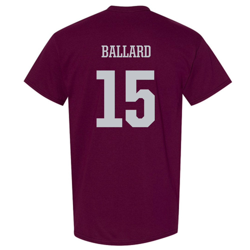 Mississippi State - NCAA Men's Basketball : Quincy Ballard - Sports Shersey T-Shirt-1