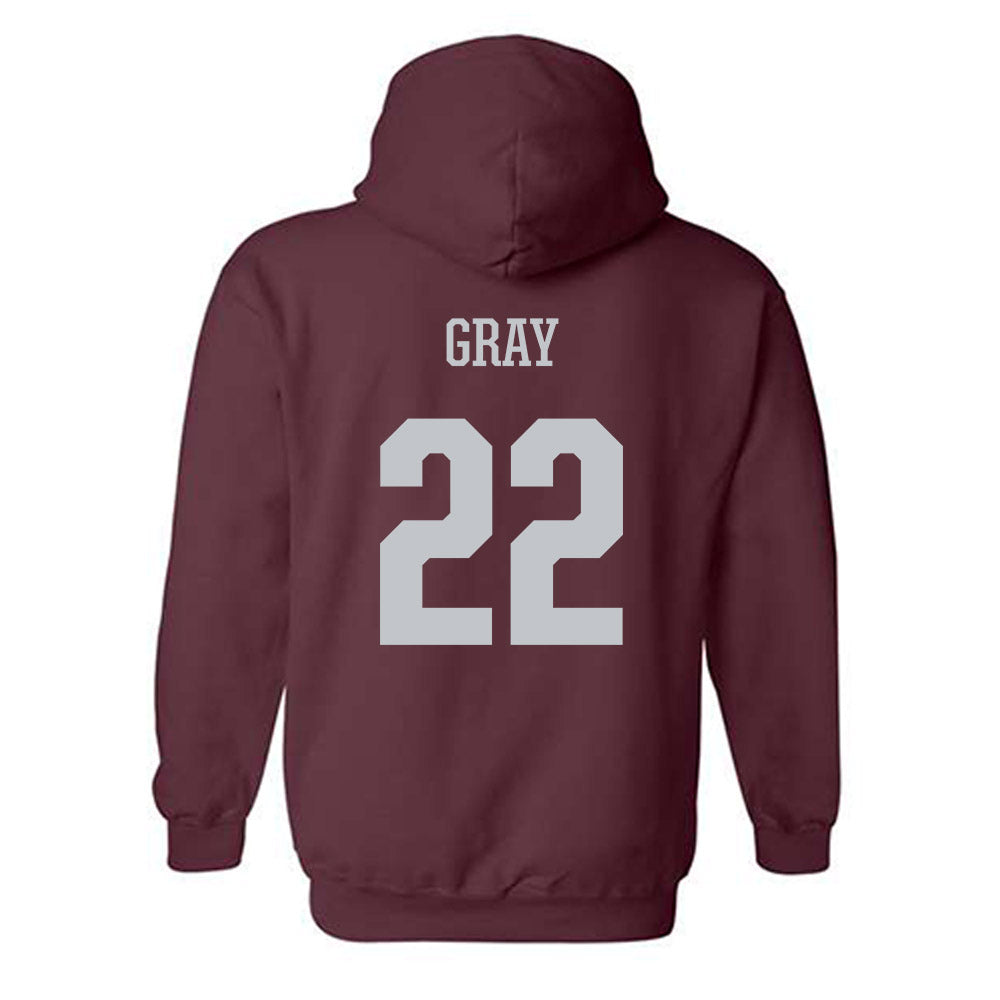 Mississippi State - NCAA Women's Basketball : Nataliyah Gray - Sports Shersey Hooded Sweatshirt-1