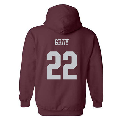 Mississippi State - NCAA Women's Basketball : Nataliyah Gray - Sports Shersey Hooded Sweatshirt-1