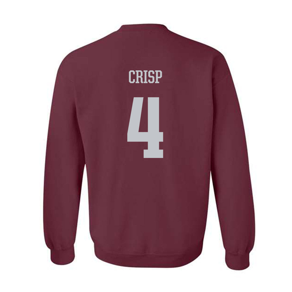 Mississippi State - NCAA Women's Basketball : Trayanna Crisp - Sports Shersey Crewneck Sweatshirt-1