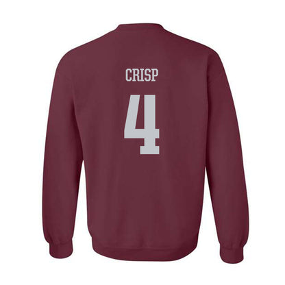Mississippi State - NCAA Women's Basketball : Trayanna Crisp - Sports Shersey Crewneck Sweatshirt-1