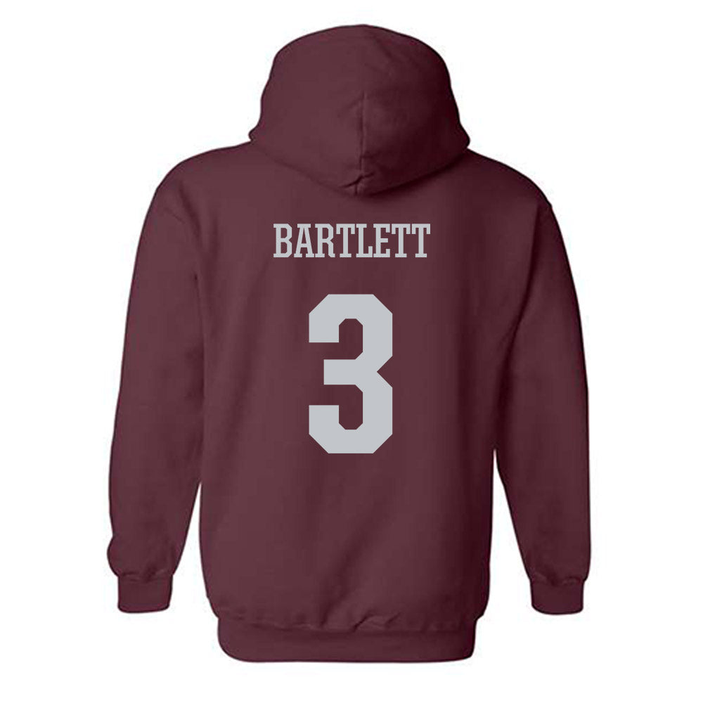 Mississippi State - NCAA Men's Basketball : Tee Bartlett - Sports Shersey Hooded Sweatshirt-1