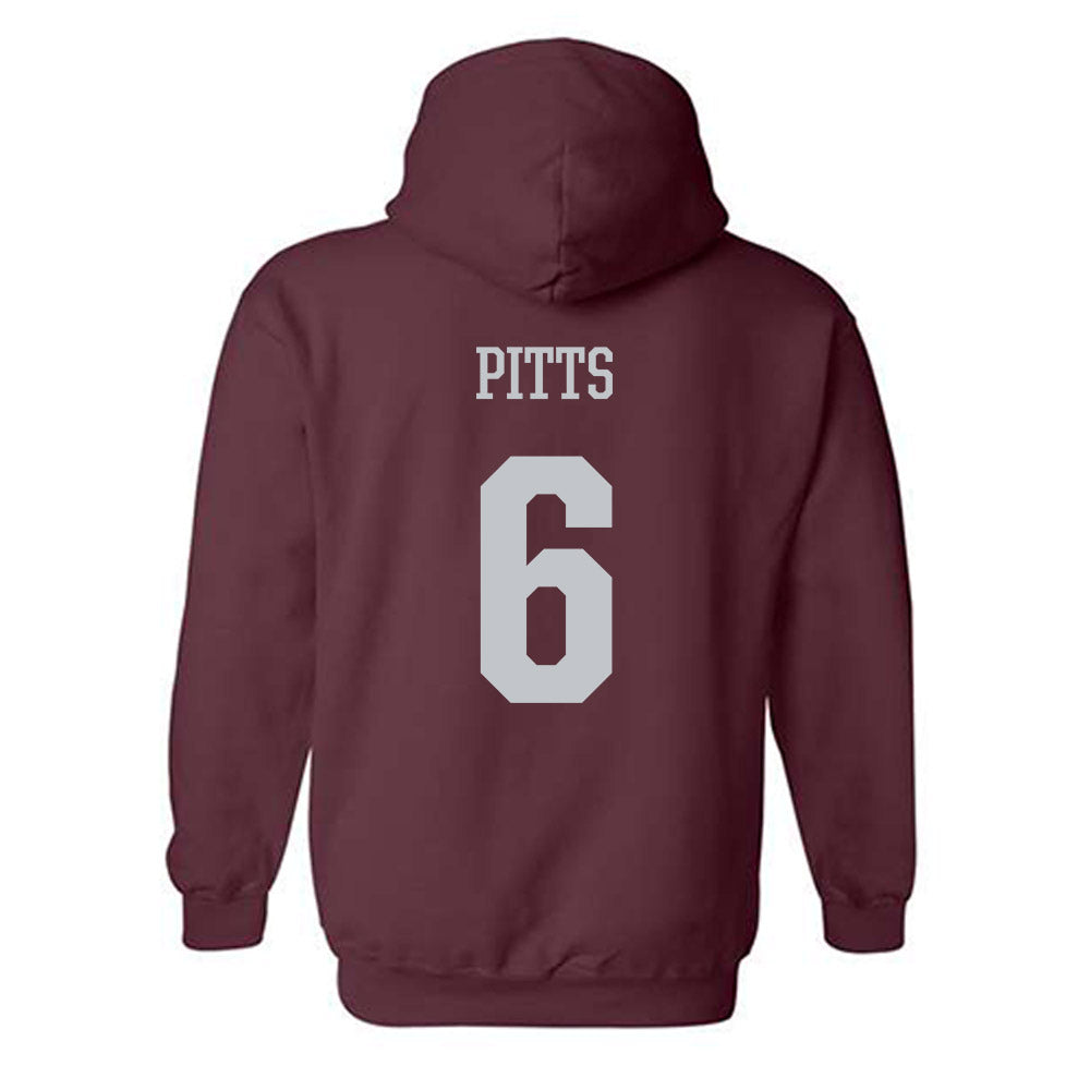 Mississippi State - NCAA Women's Soccer : Ellie Pitts - Sports Shersey Hooded Sweatshirt-1
