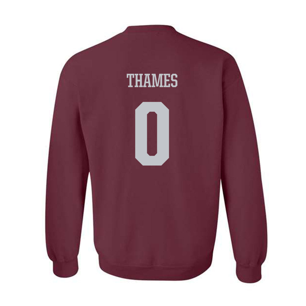 Mississippi State - NCAA Women's Soccer : Taylor Thames - Sports Shersey Crewneck Sweatshirt-1