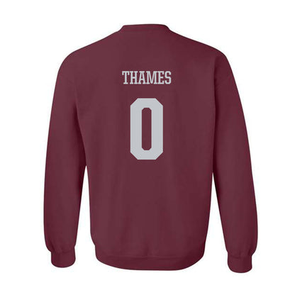 Mississippi State - NCAA Women's Soccer : Taylor Thames - Sports Shersey Crewneck Sweatshirt-1