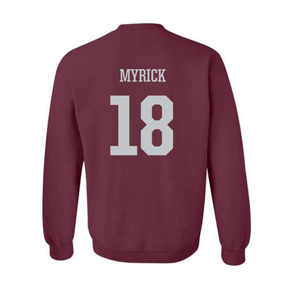 Mississippi State - NCAA Women's Volleyball : Lauren Myrick - Sports Shersey Crewneck Sweatshirt-1