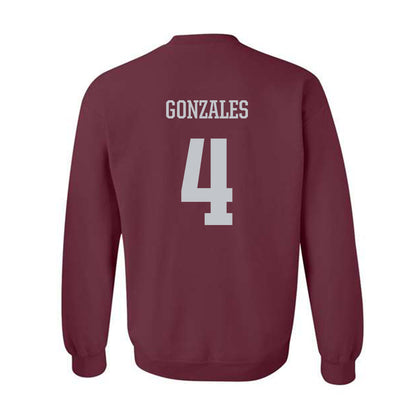 Mississippi State - NCAA Women's Volleyball : Zoe Gonzales - Sports Shersey Crewneck Sweatshirt-1