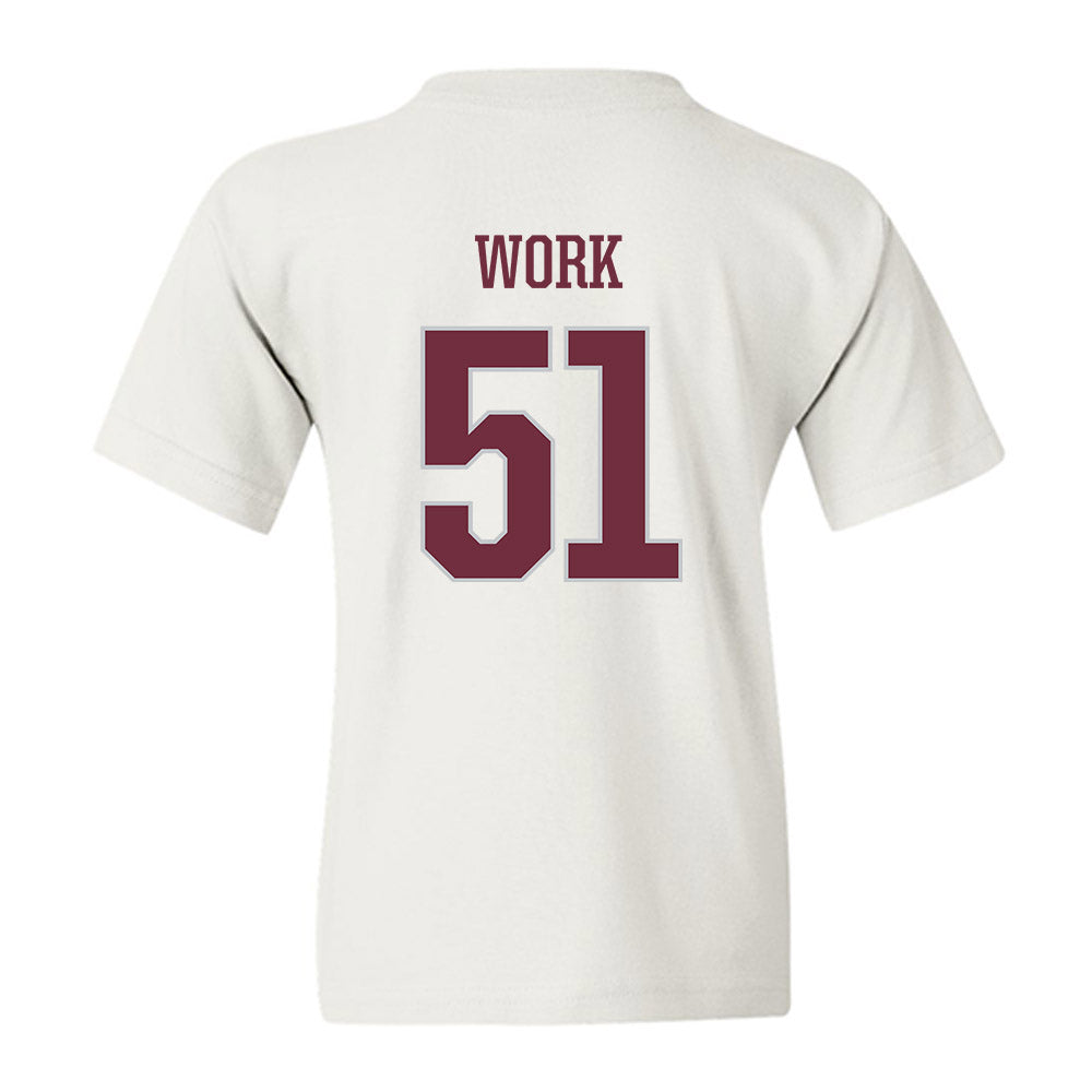 Mississippi State - NCAA Football : Luke Work - Sports Shersey Youth T-Shirt-1