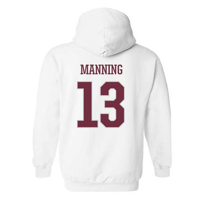 Mississippi State - NCAA Football : Jahron Manning - Sports Shersey Hooded Sweatshirt-1