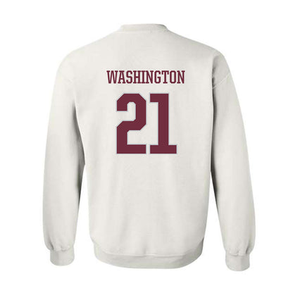 Mississippi State - NCAA Football : Hunter Washington - Sports Shersey Crewneck Sweatshirt-1