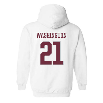 Mississippi State - NCAA Football : Hunter Washington - Sports Shersey Hooded Sweatshirt-1