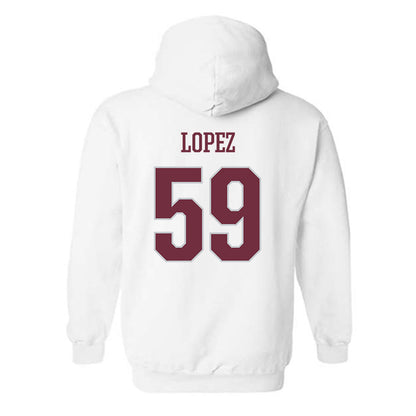 Mississippi State - NCAA Football : Alex Lopez - Sports Shersey Hooded Sweatshirt-1