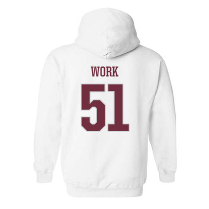 Mississippi State - NCAA Football : Luke Work - Sports Shersey Hooded Sweatshirt-1