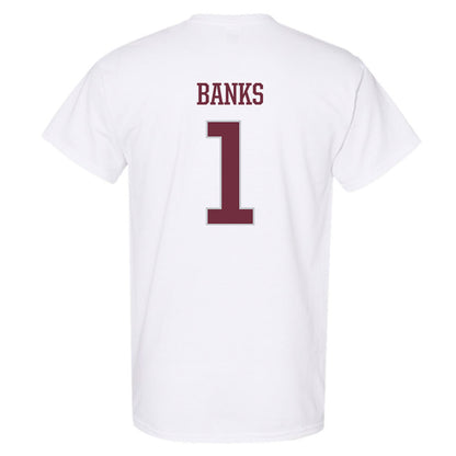 Mississippi State - NCAA Football : Marcus Banks - Sports Shersey T-Shirt-1