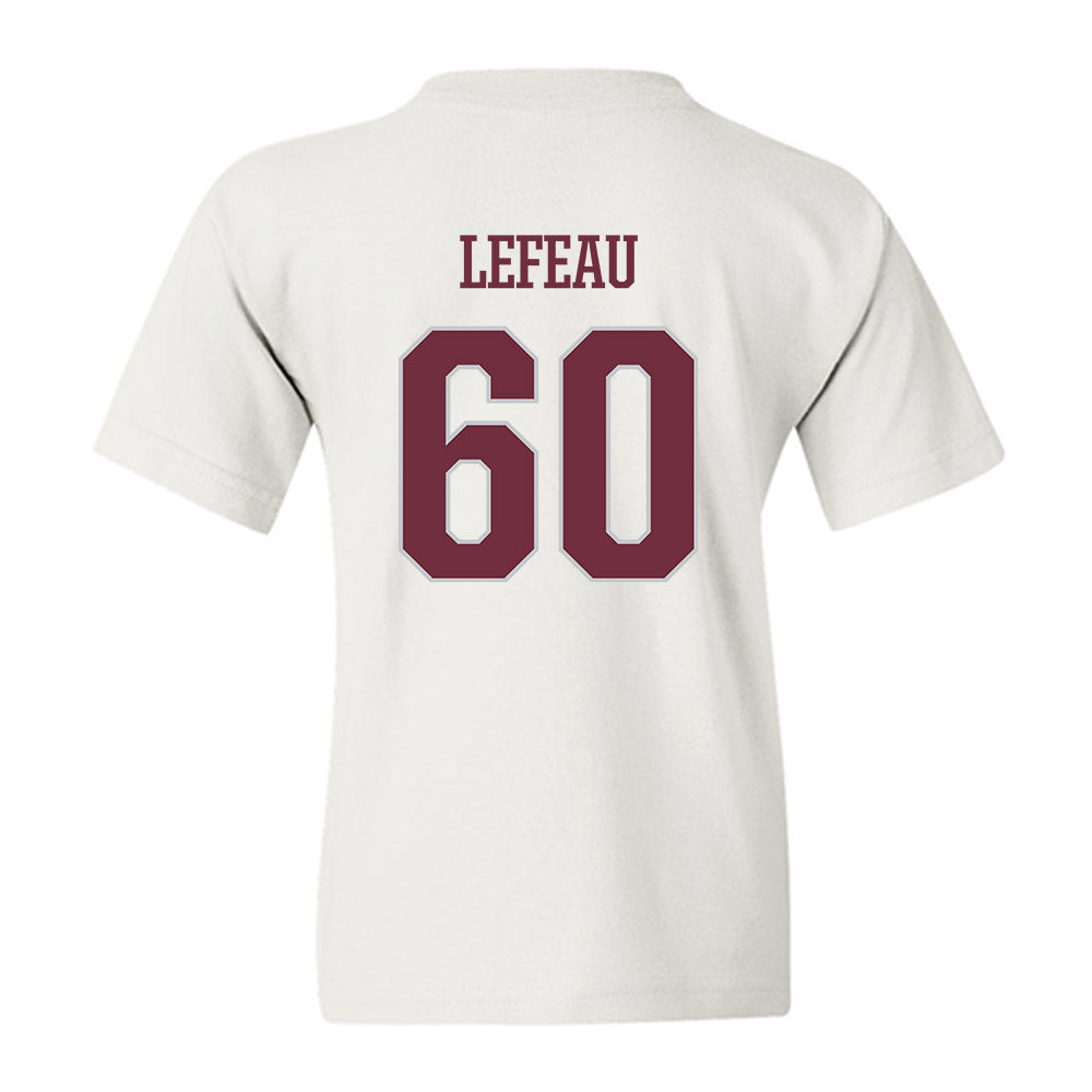 Mississippi State - NCAA Football : Matthew Lefeau - Sports Shersey Youth T-Shirt-1
