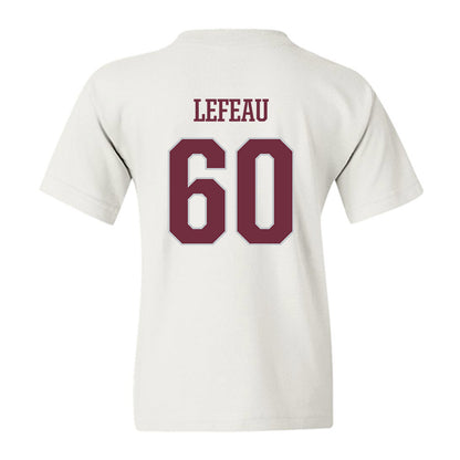 Mississippi State - NCAA Football : Matthew Lefeau - Sports Shersey Youth T-Shirt-1