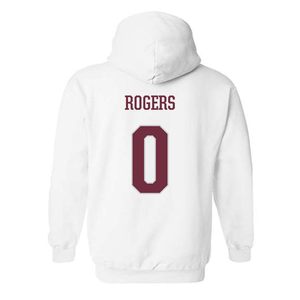 Mississippi State - NCAA Women's Basketball : Darrione Rogers - Sports Shersey Hooded Sweatshirt-1