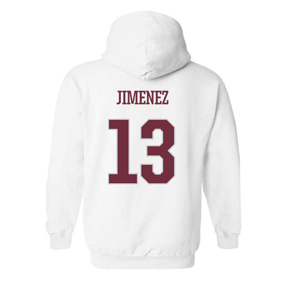 Mississippi State - NCAA Women's Basketball : Rocio Jimenez - Sports Shersey Hooded Sweatshirt-1