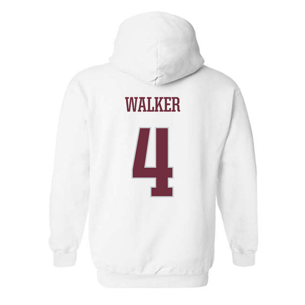 Mississippi State - NCAA Men's Basketball : Brandon Walker - Sports Shersey Hooded Sweatshirt-1