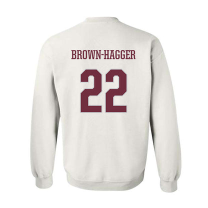 Mississippi State - NCAA Women's Basketball : Jasmine Brown-Hagger - Sports Shersey Crewneck Sweatshirt-1