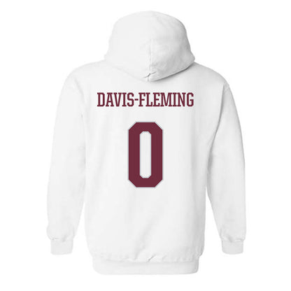 Mississippi State - NCAA Men's Basketball : Jamarion Davis-Fleming - Sports Shersey Hooded Sweatshirt-1