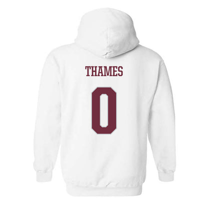 Mississippi State - NCAA Women's Soccer : Taylor Thames - Sports Shersey Hooded Sweatshirt-1