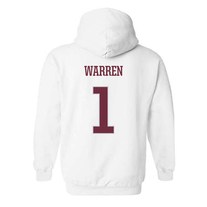 Mississippi State - NCAA Men's Basketball : Dellquan Warren - Classic Shersey Hooded Sweatshirt-1