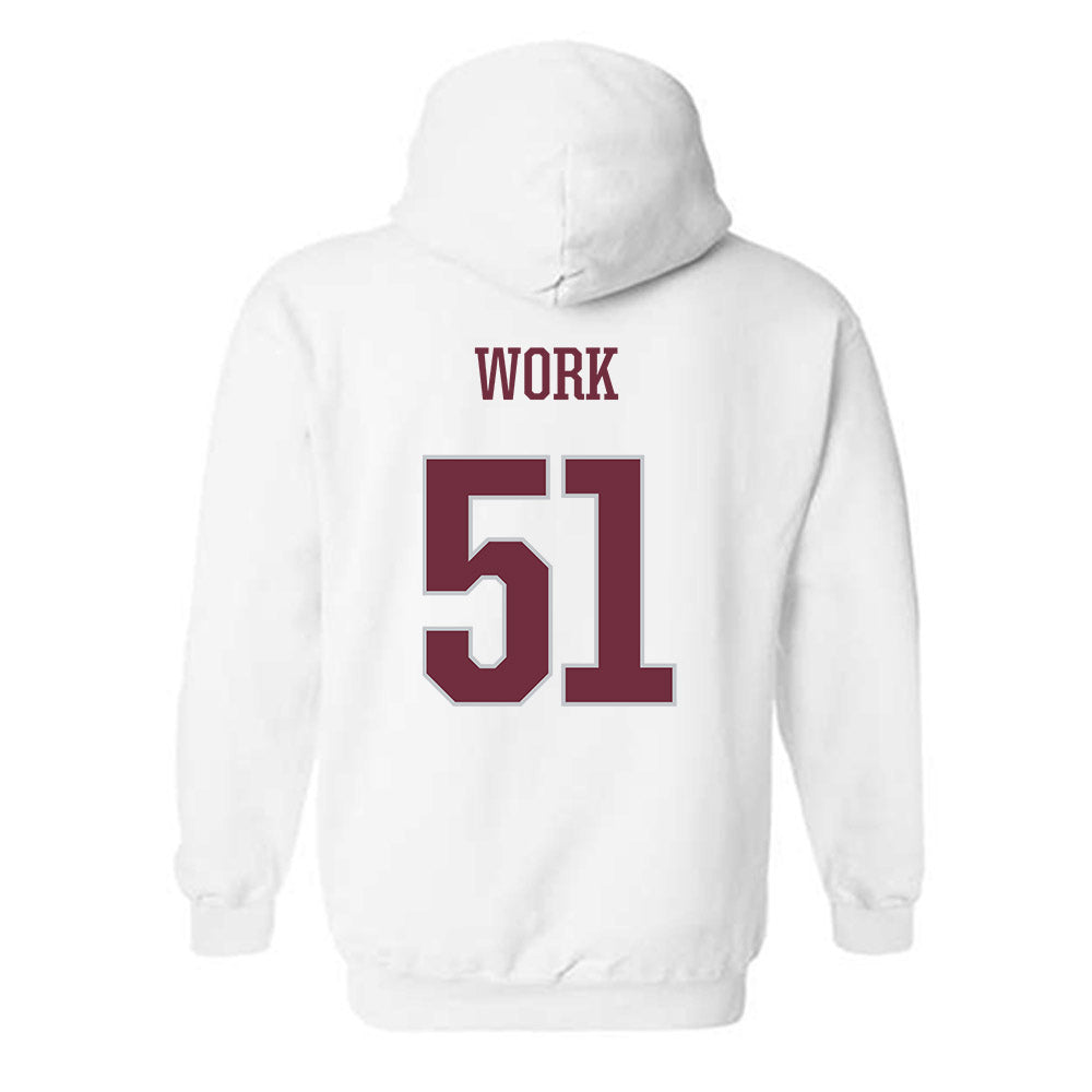 Mississippi State - NCAA Football : Luke Work - Classic Shersey Hooded Sweatshirt-1