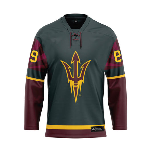 Arizona State - NCAA Men's Ice Hockey : Tony Achille - Maroon Hockey Jersey