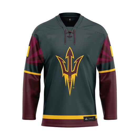 Arizona State - NCAA Men's Ice Hockey : Luke Pavicich - Maroon Hockey Jersey