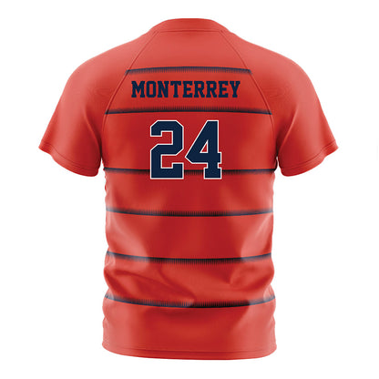 Syracuse - NCAA Women's Soccer : Carolina Monterrey - Red Soccer Jersey-1