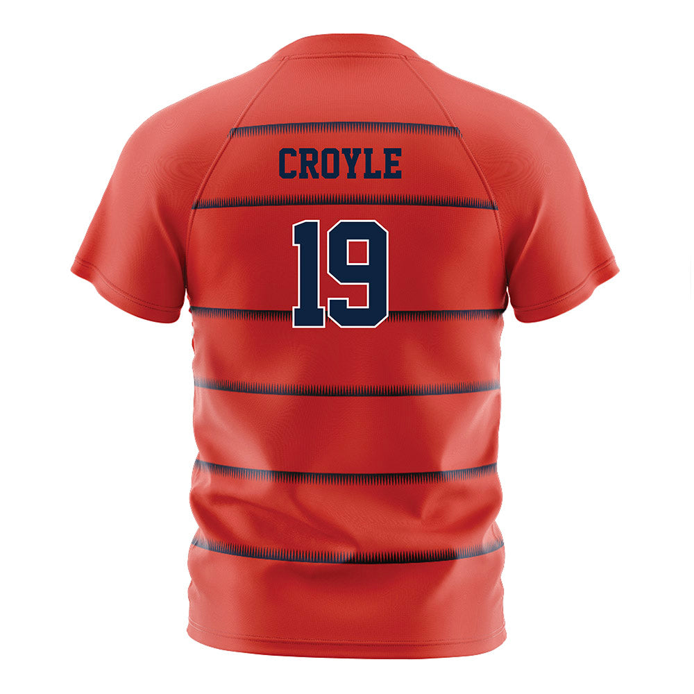 Syracuse - NCAA Women's Soccer : Anna Croyle - Red Soccer Jersey-1