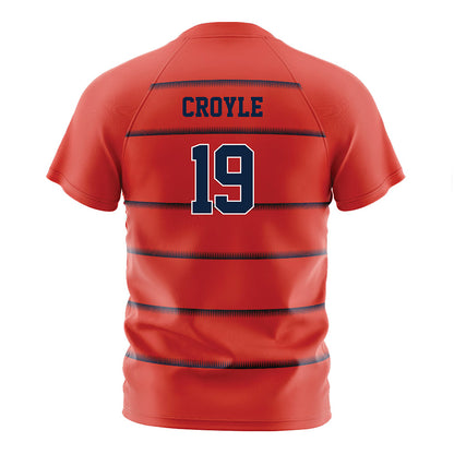 Syracuse - NCAA Women's Soccer : Anna Croyle - Red Soccer Jersey-1