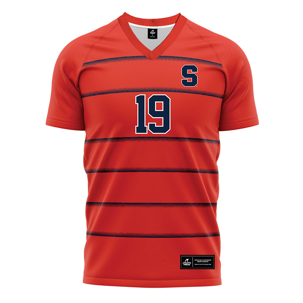 Syracuse - NCAA Women's Soccer : Anna Croyle - Red Soccer Jersey-0