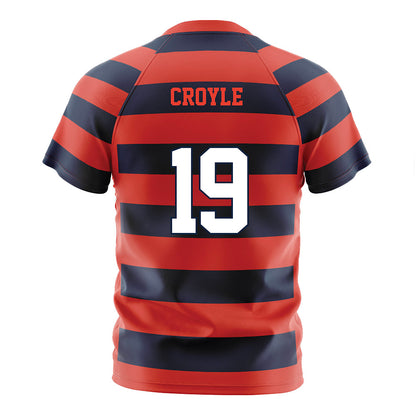 Syracuse - NCAA Women's Soccer : Anna Croyle - Striped Soccer Jersey-1