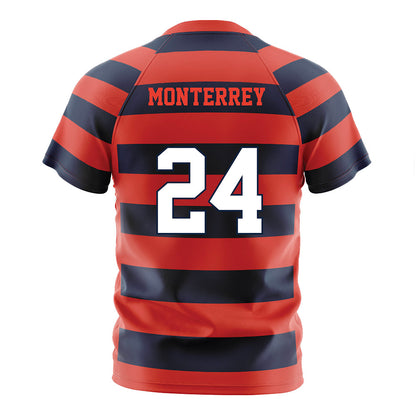 Syracuse - NCAA Women's Soccer : Carolina Monterrey - Striped Soccer Jersey-1