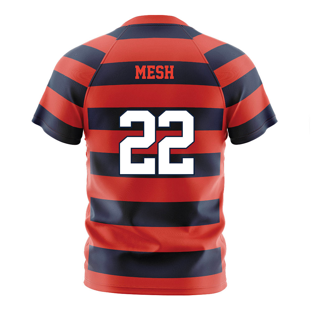 Syracuse - NCAA Women's Soccer : Kendall Mesh - Striped Soccer Jersey-1
