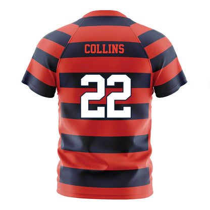 Syracuse - NCAA Women's Soccer : Cierra Collins - Striped Soccer Jersey