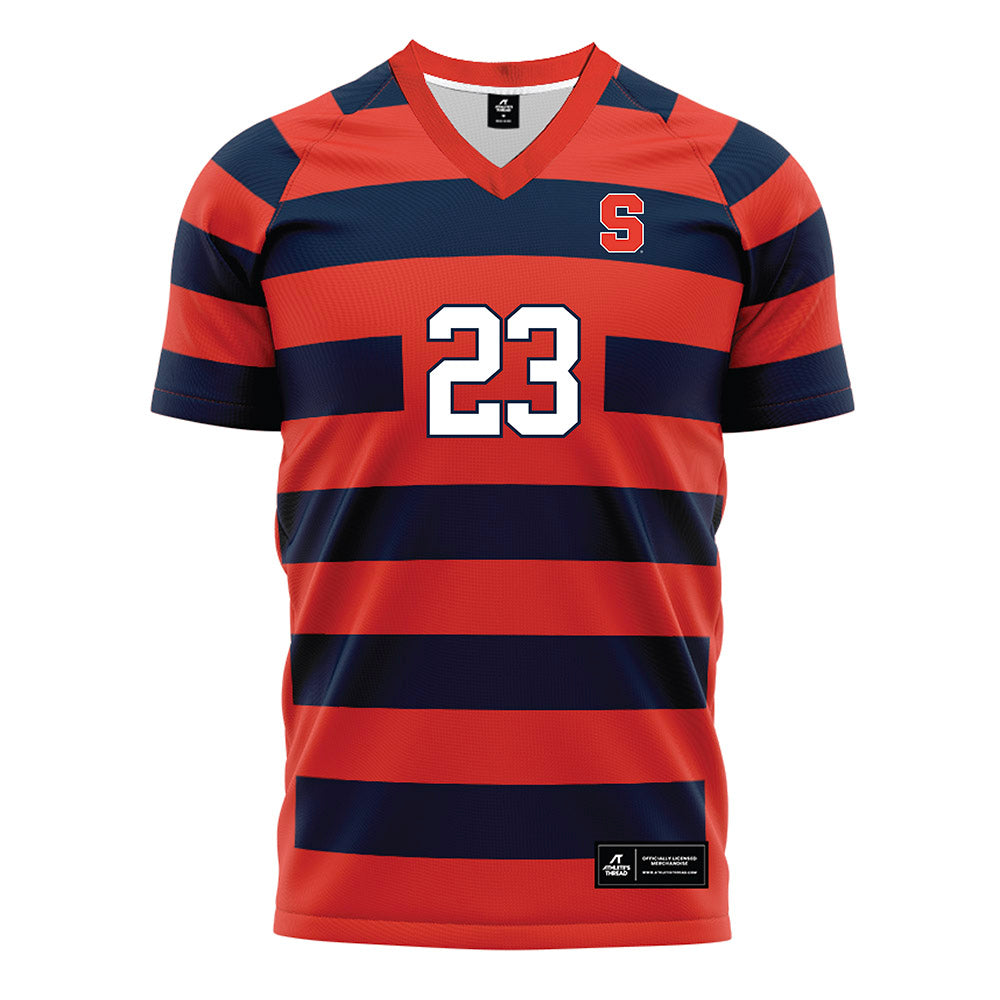 Syracuse - NCAA Women's Soccer : Julia Dening - Striped Soccer Jersey