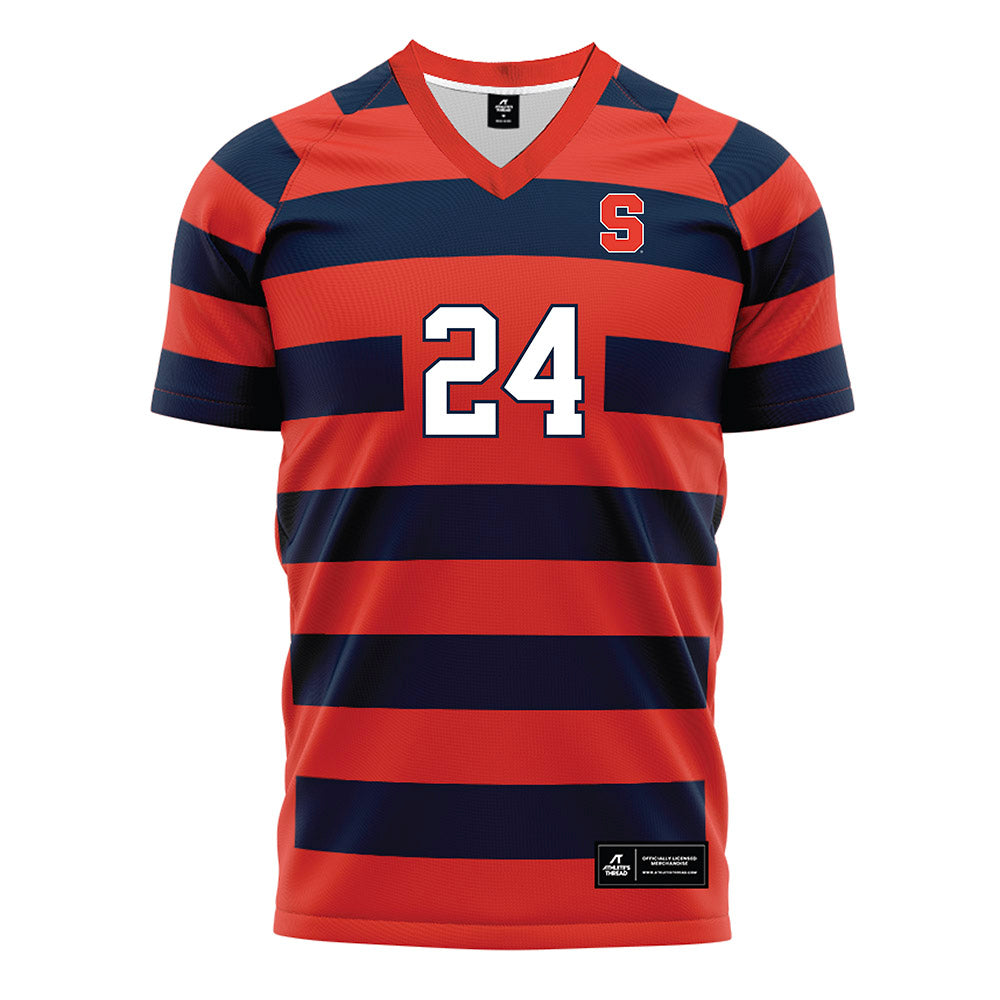 Syracuse - NCAA Women's Soccer : Carolina Monterrey - Striped Soccer Jersey-0