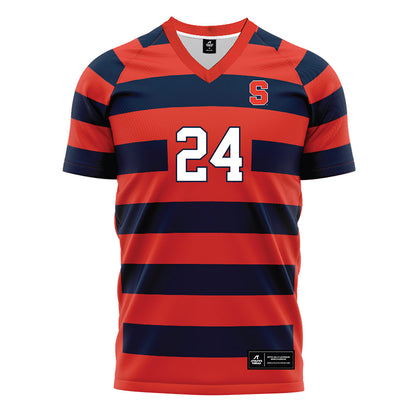 Syracuse - NCAA Women's Soccer : Carolina Monterrey - Striped Soccer Jersey-0