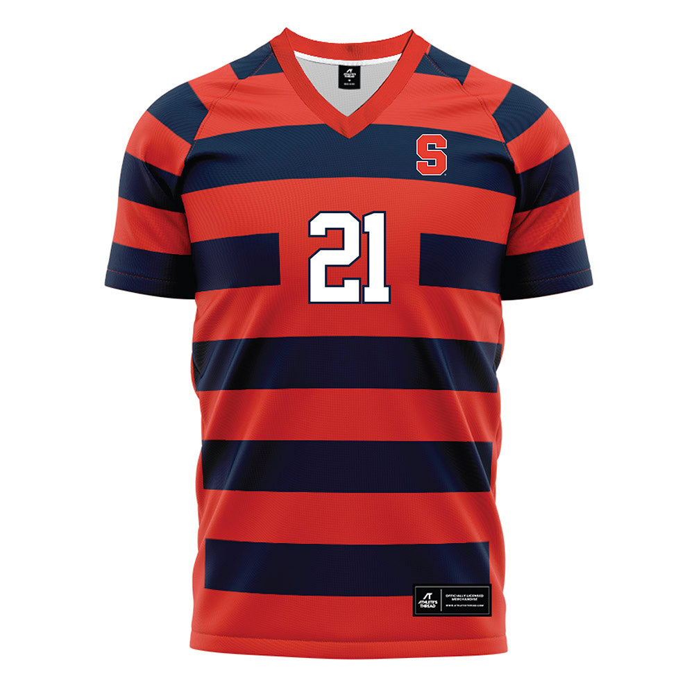 Syracuse - NCAA Women's Soccer : Mackenzie Dupre - Striped Soccer Jersey-0