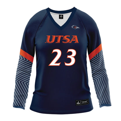 UTSA - NCAA Women's Volleyball : Brooke Elliott - Navy Volleyball Jersey-0