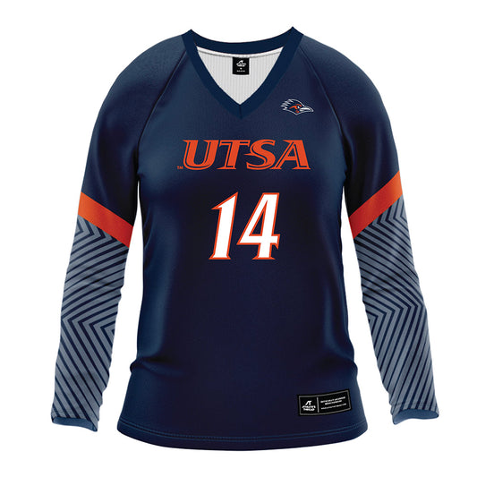 UTSA - NCAA Women's Volleyball : Caroline Krueger - Navy Volleyball Jersey-0