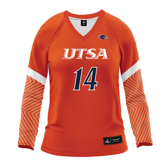 UTSA - NCAA Women's Volleyball : Caroline Krueger - Orange Volleyball Jersey-0